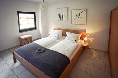 Ferienwohnung Findling - Schlafzimmer