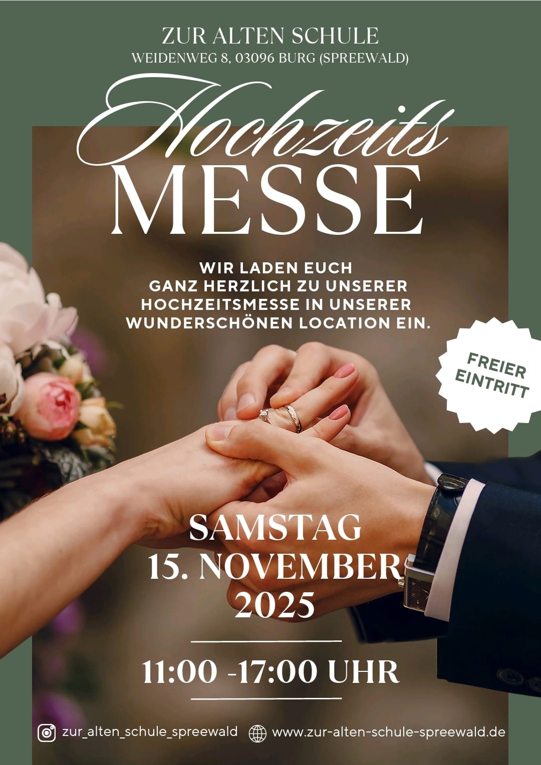 Hochzeitsmesse am 15.11.2025