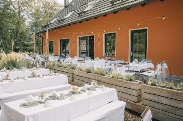 Tischdekoration für Hochzeiten